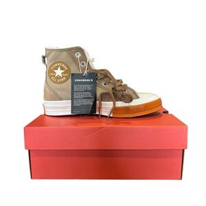 Converse Women’s Chuck-Taylor Sneakers - Tan and Orange